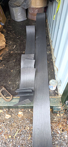 Dyed grey oak veneer - grey,