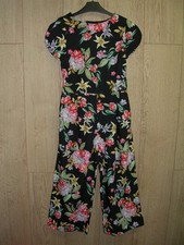 Next Girls Black Floral Print