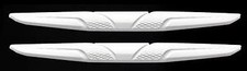 2x WHITE Door Mirror Guard