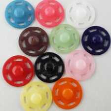 LARGE Snap Fastener 22mm Plastic Popper Press Studs Coat 11 COLOR BUY 2 4 8 916D