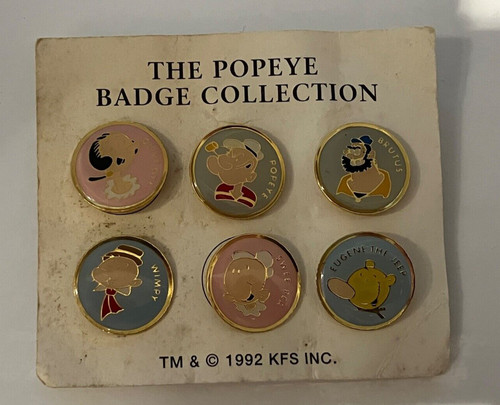 Vintage popeye badge - vintage,
