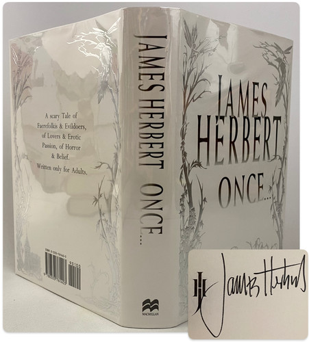 Signed james herbert once - signed,