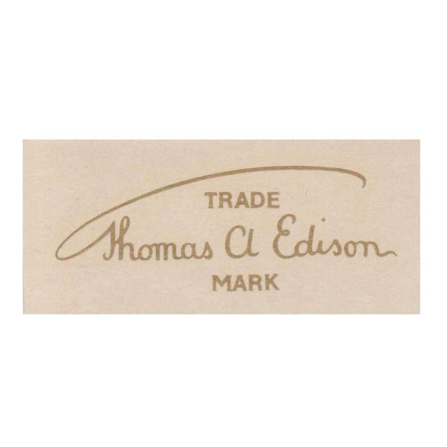 Thomas edison signature - 'thomas, a