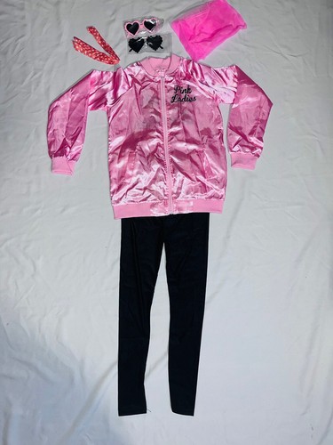 Pink ladies jacket with - jacket, scarf