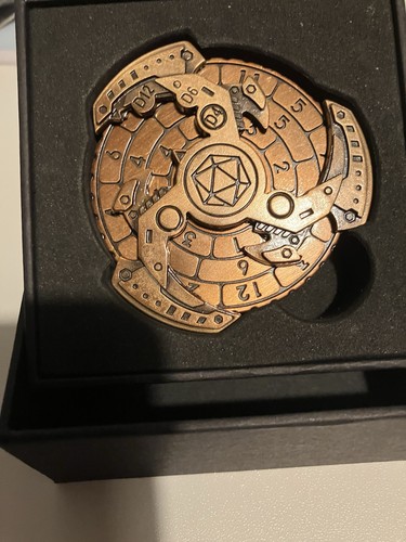 Bronze dice spinner - bronze,
