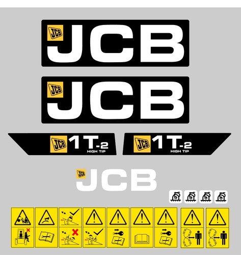 Jcb dumper decal - dumper, sticker