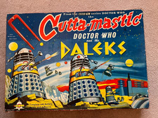 V.RARE 1965 1st Issue Bell Toy Cutta-mastic BBC Doctor Who And The Daleks Box