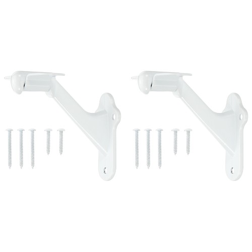 2pack white handrail - handrail, bracket