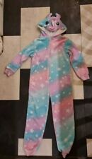 Girls Jumpsuit 1Onesie Unicorn Pajamas? Fluffy Fleece Animal Sleepsuit