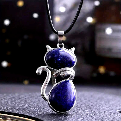 Natural lapis lazuli cat - lapis,