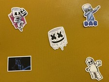 DJ MarshMello Smiley DecalSticker Vinyl Yeti Car Decal Laptop Window PS Xbox PC