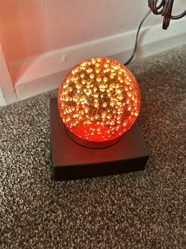 Ikea glass ball - glass, uplighter