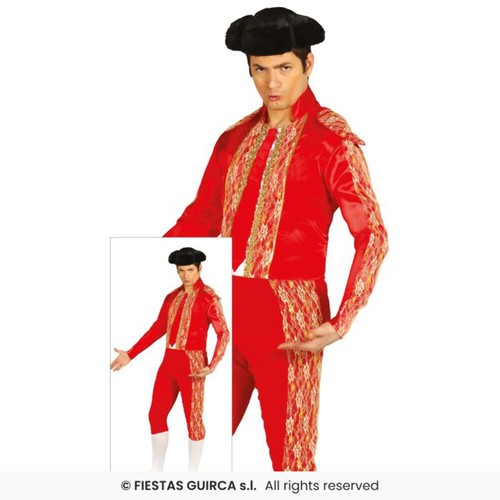Red spanish bull fighter - red,