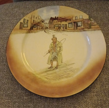 Royal Doulton Dickens Ware 'Barkis' Rack 10.5" Plate D2973  c 1910
