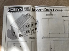 Dolls House plans - Hobbies Modern Dolls House 620mm wide 370mm deep 560mm high 