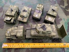 Army Vehicle Play Set Humvee Bradley Tank Lorry Truck Transporter 4x4 Low Loader