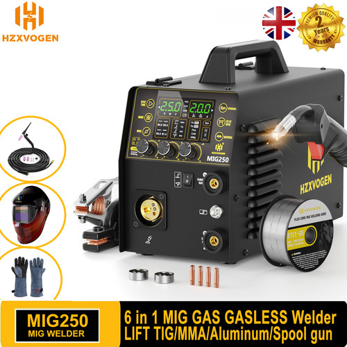 200amp 6in1 aluminium mig - 200amp,