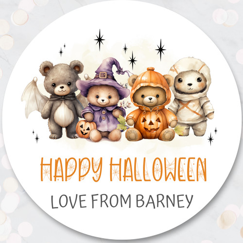 Personalised happy halloween - happy,