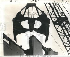 1972 Press Photo Construction
