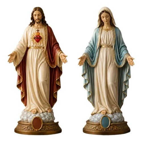 Jesus figurines inch resin - 8,