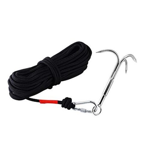Grappling hook with - hook, 3-claw