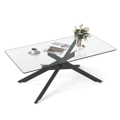 Tempered glass coffee table - tempered,