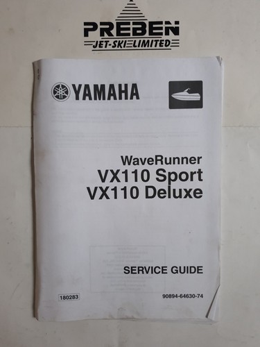 Yamaha vx110 sport deluxe - yamaha,
