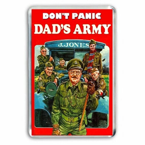 Retro dads army - army, as