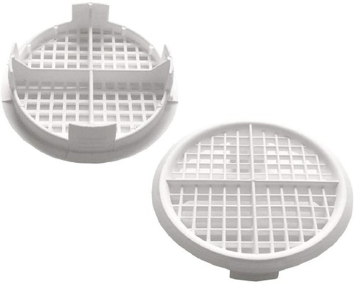 Timloc 70mm white plastic - x,