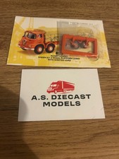 Corgi Modern Truck Heavy Haulage Foden S21 Orange Mirrors 1/50