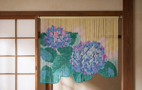Japanese beaded curtain - japanese, noren