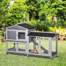 Rabbit Hutch Outdoor, 2-Tier