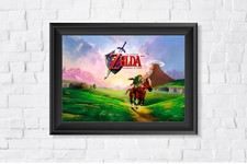 The Legend of Zelda, Ocarina of Time Print, A3, A2, A1 HP Photo Print