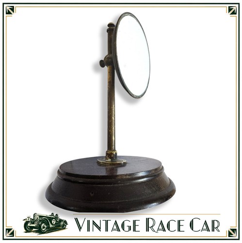 Victorian brass car mirror - victorian,