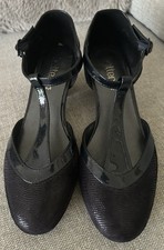 HOTTER Viviene Black Snakeskin