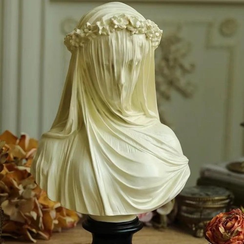 Abstract veiled maiden - abstract,