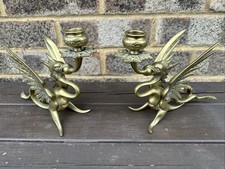 Dragon Candlestick Candle Holder Dragon's Altar Fantasy Statue Model