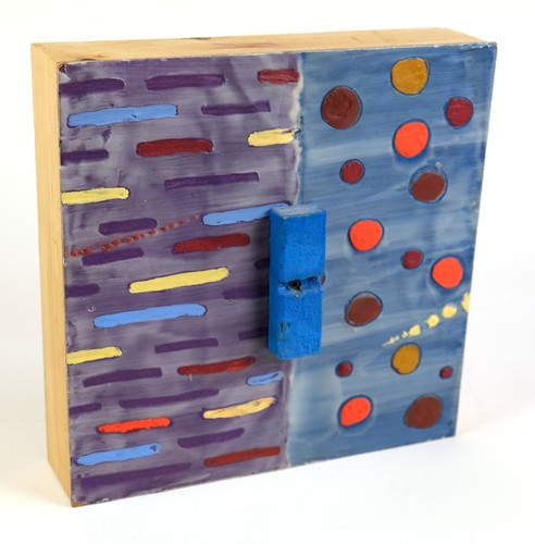 Encaustic abstract art - abstract, by