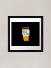 Coffee And Coal Mining Framed