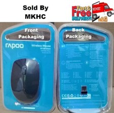 Rapoo M100 Silent Wireless Mouse, Multi-Mode, Optical, Dark Grey