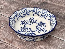 Small Blue Swirl Patterned Pie