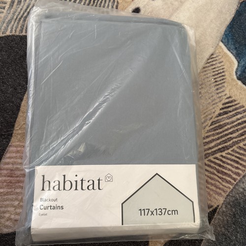Habitat grey eyelet - -, blackout