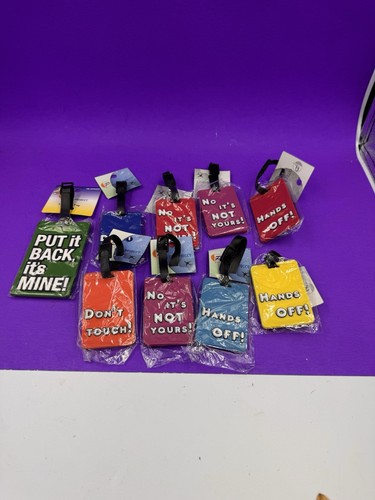 Lot luggage tags various - lot, tags,