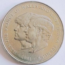 1981 Charles and Diana Commemorative Crown Coin