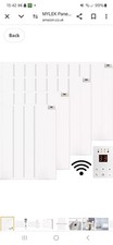 Mylek Ceramic Electrical Panel Heater  1.5KW - with 24/7 timer. Brand New WIFI