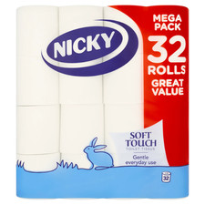 Nicky Soft Touch Toilet Tissue