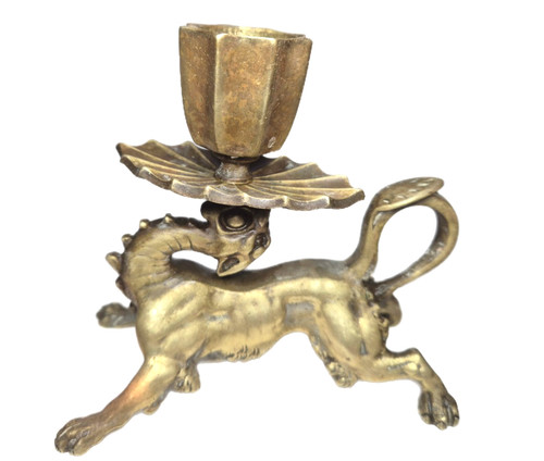 Antique victorian brass winged - brass,