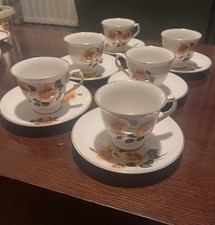 Old Foley Tea Cups Saucers