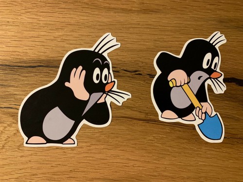 Small mole sticker - small,