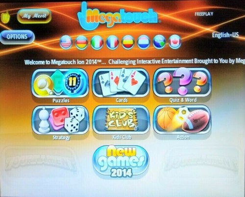 Megatouch ion 2014 - megatouch, keyless